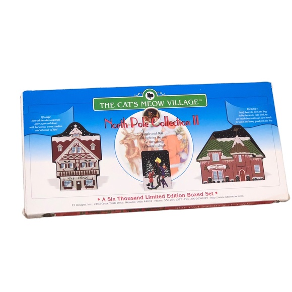 FJ Designs Other - The Cat's Meow Village Elf Lodge Workshop North Pole Collection II